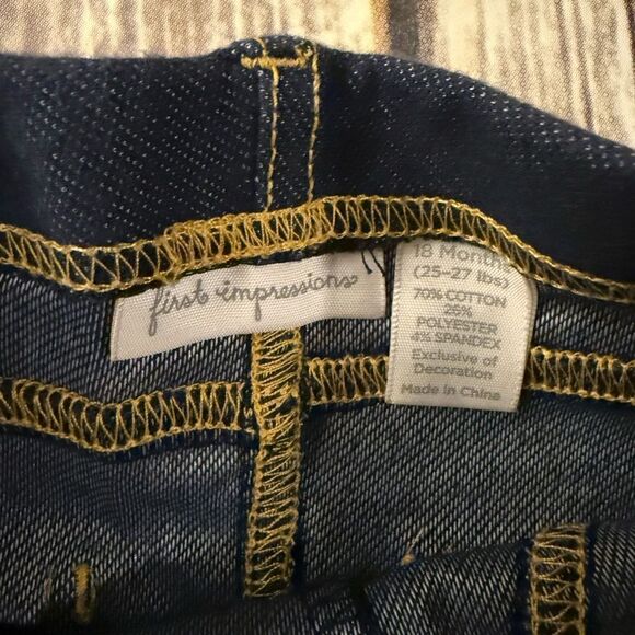 Kids Dark blue Jeggings - Picture 2 of 2